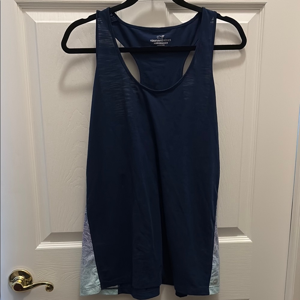 Navy Women's Tank Top by Vineyard Vines